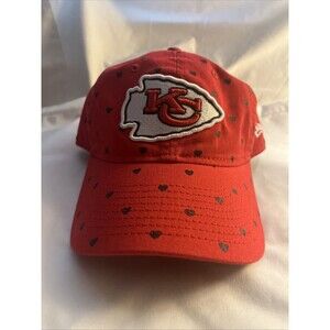 Girls Toddler New Era Red Kansas City Chiefs Floral 9TWENTY Adjustable Hat